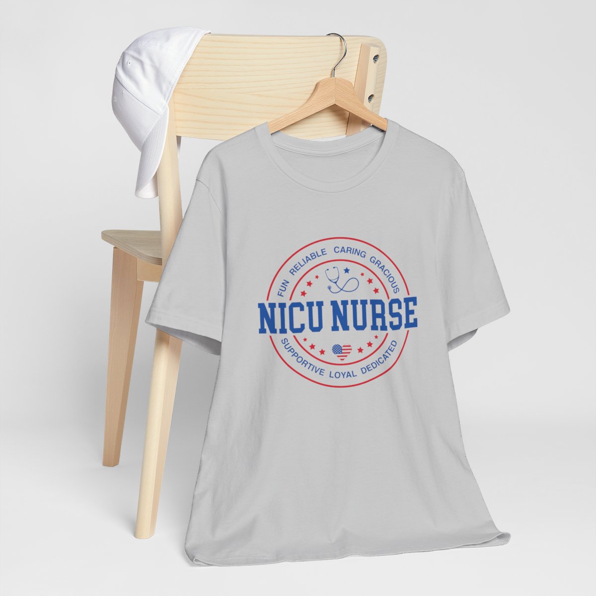 American NICU Nurse Short Sleeve Tee