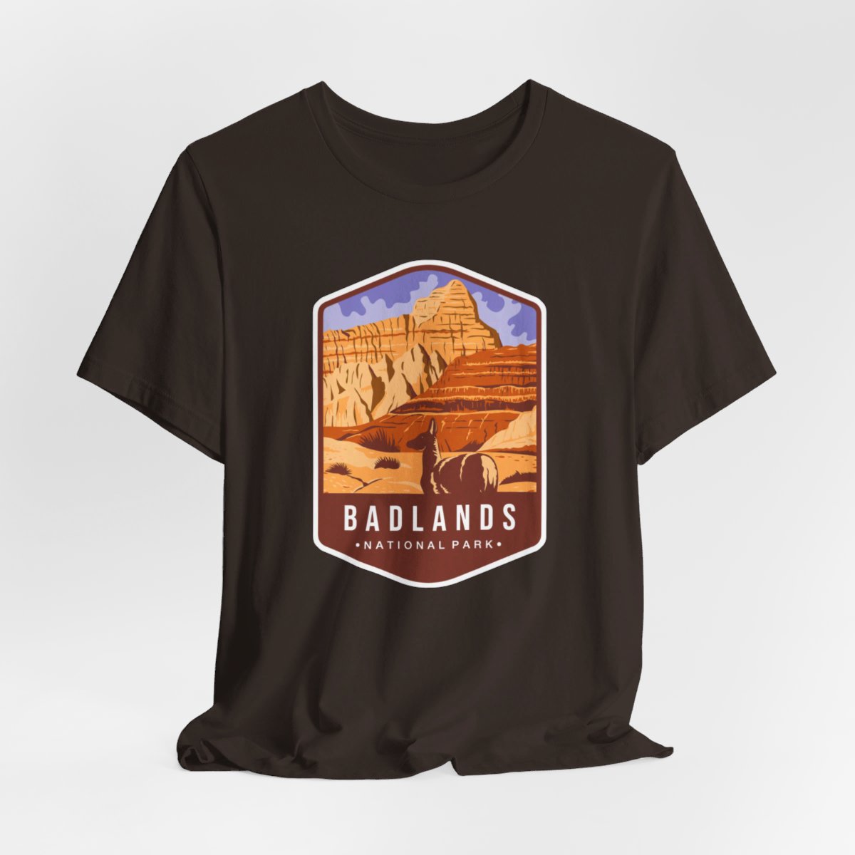 Badlands National Park Color Badge 01 Short Sleeve Tee