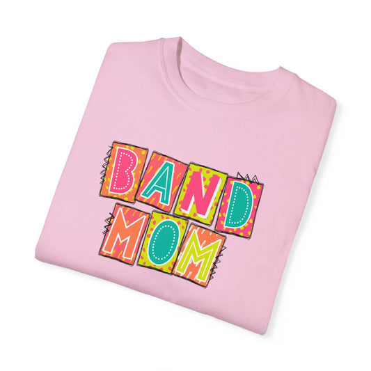 Band Mom Neon Blocks Short Sleeve Tee