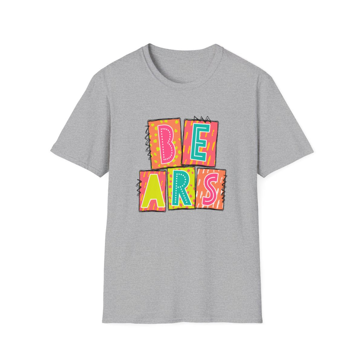 Bears Neon Blocks Short Sleeve Tee