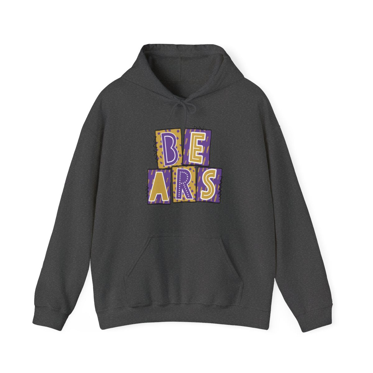 Bears Purple and Gold (Elementary) Hoodie