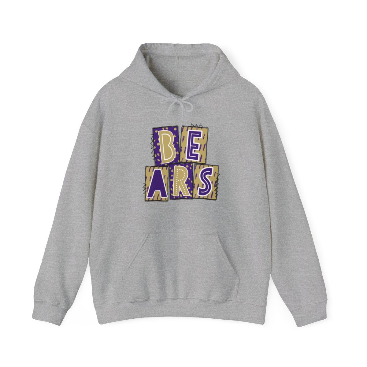 Bears Purple and Gold (High School) Hoodie