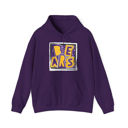 Bears Purple and Gold2 Hoodie