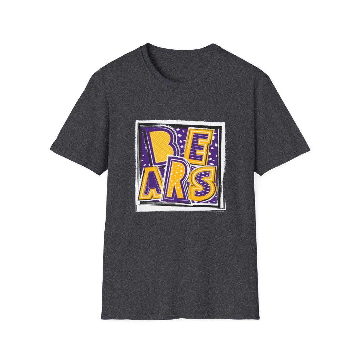Bears Purple and Gold2 Short Sleeve Tee