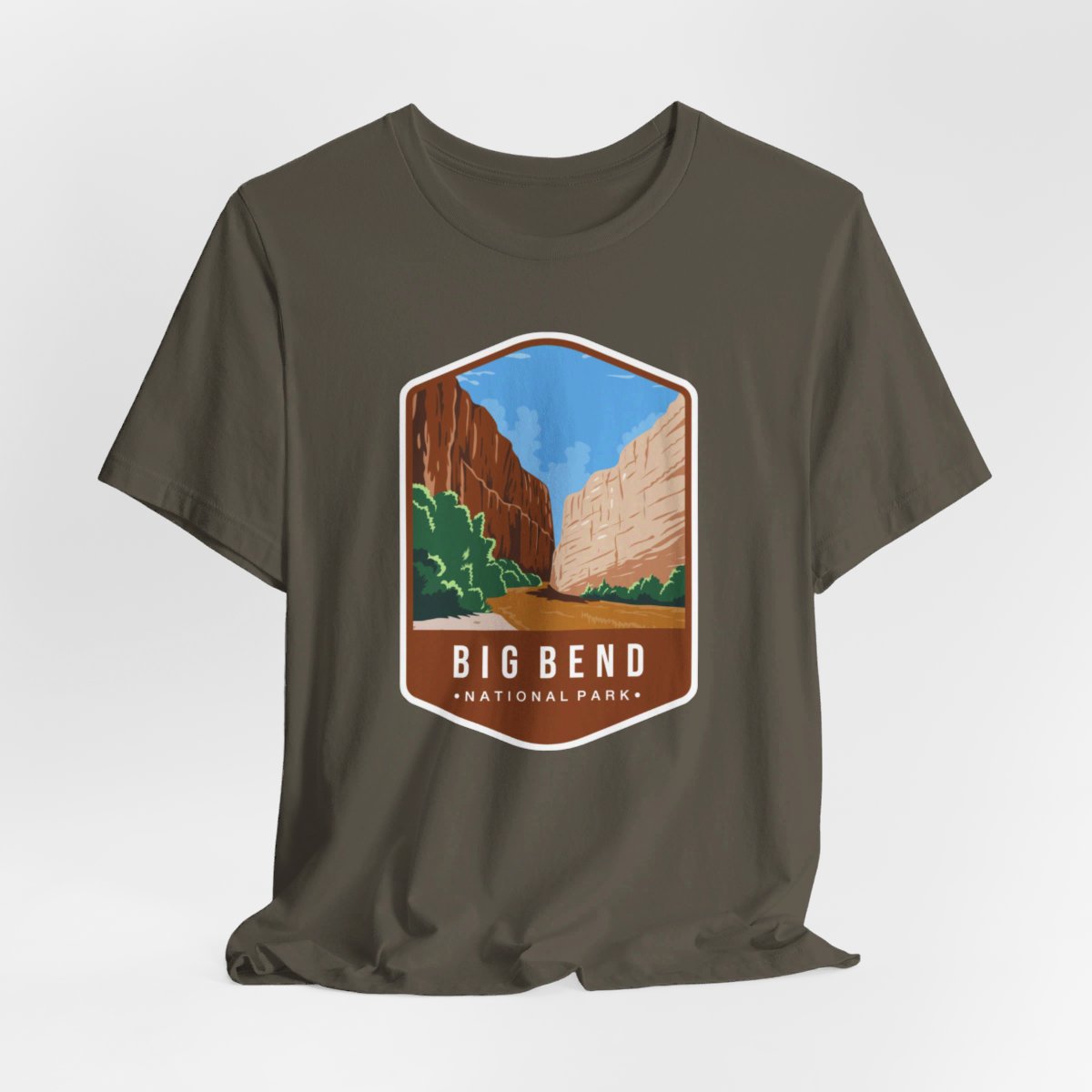 Big Bend National Park Color Badge 01 Short Sleeve Tee