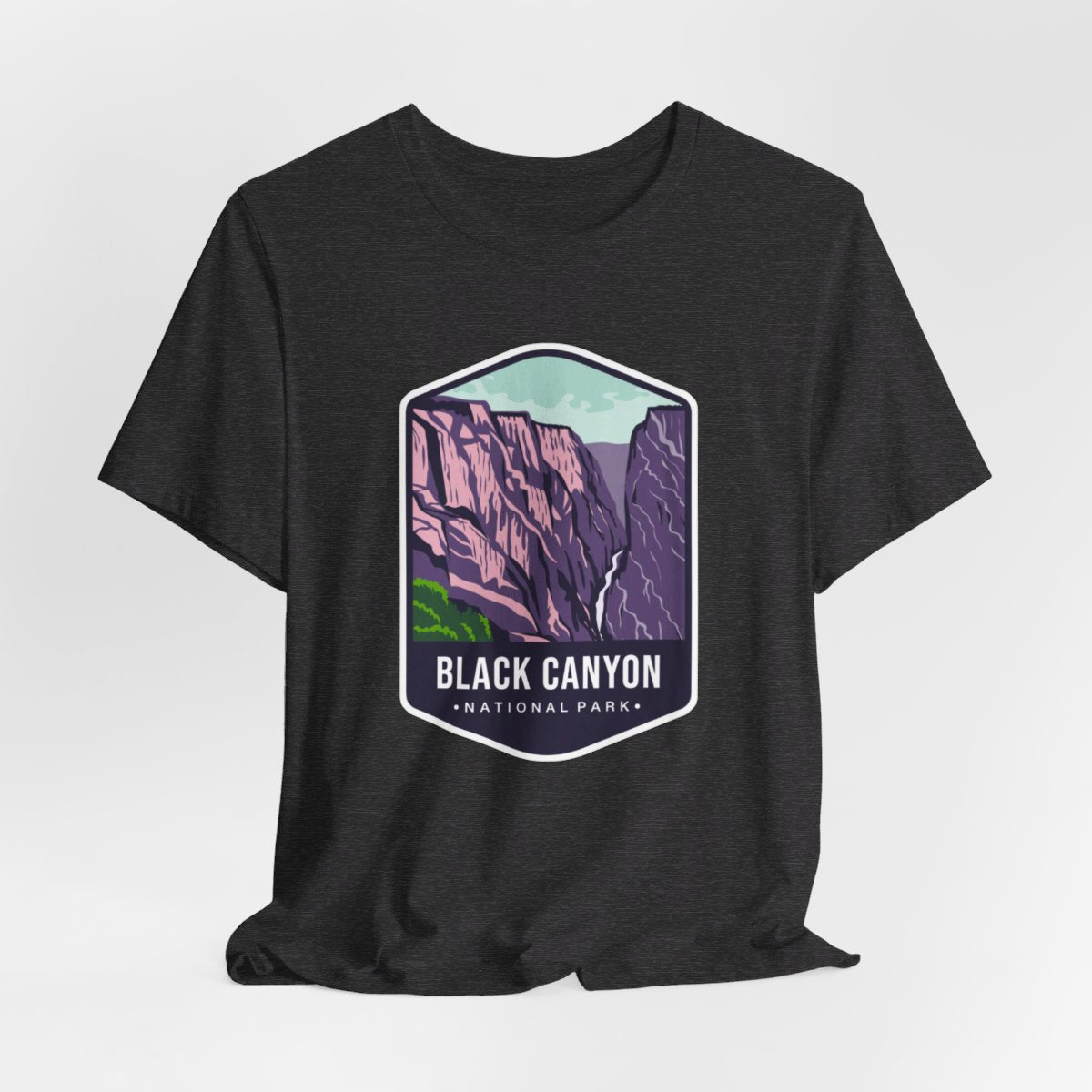 Black Canyon National Park Color Badge 01 Short Sleeve Tee