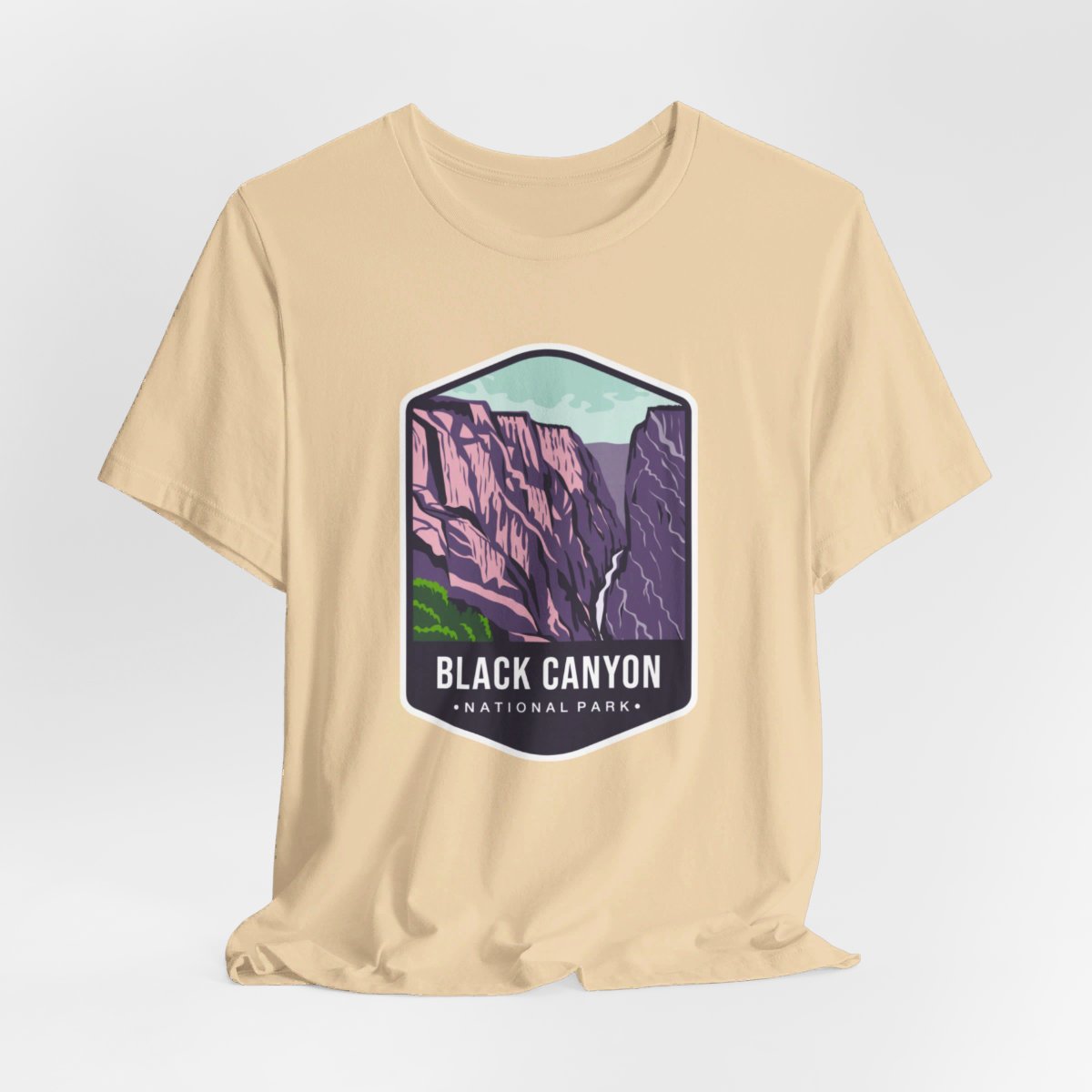 Black Canyon National Park Color Badge 01 Short Sleeve Tee