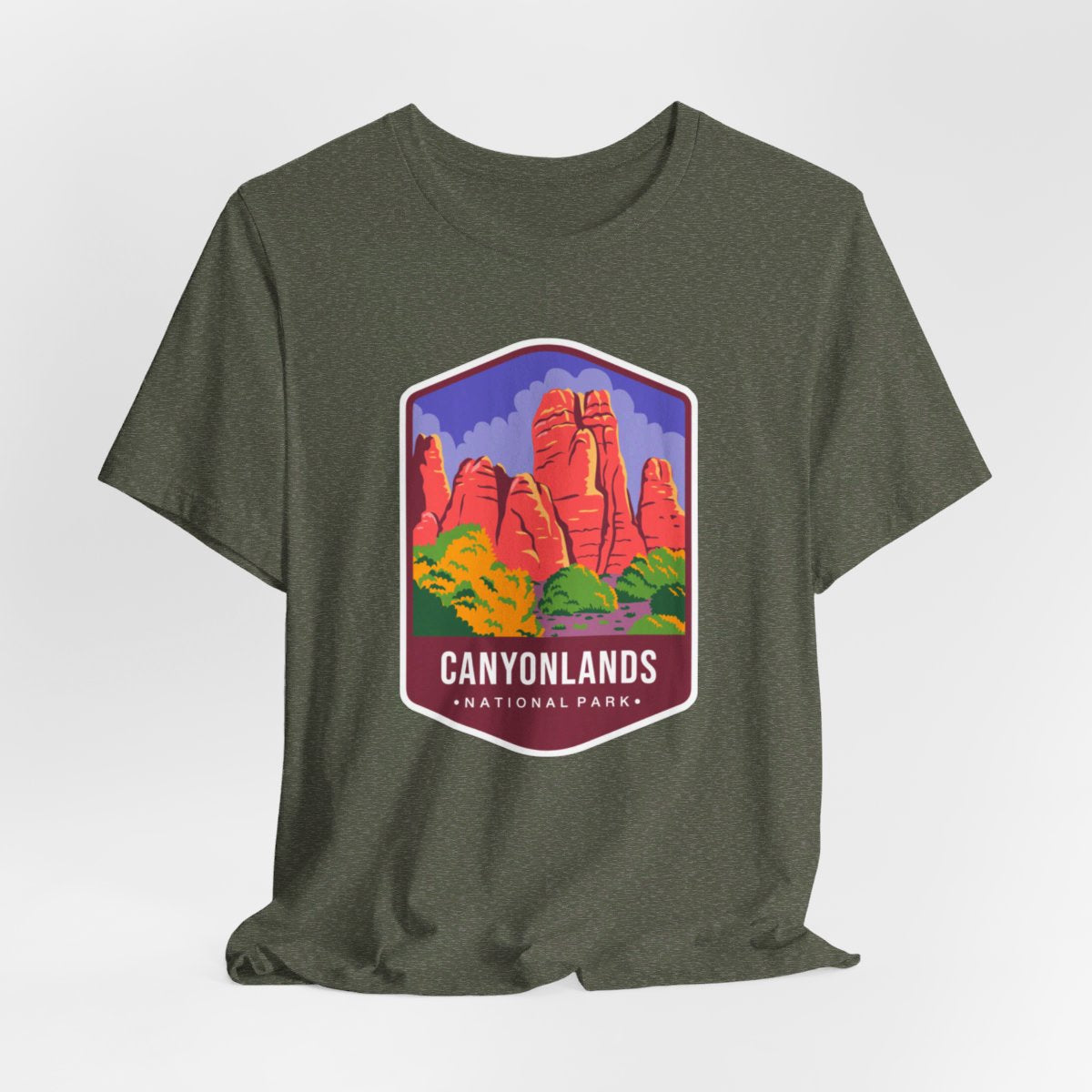 Canyonlands National Park Color Badge 01 Short Sleeve Tee