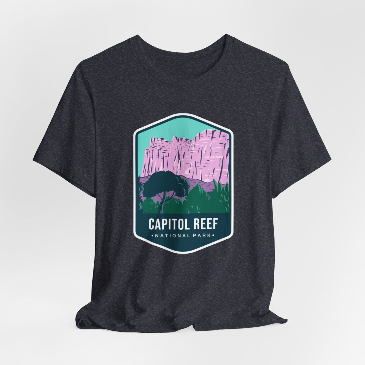 Capital Reef National Park Color Badge 01 Short Sleeve Tee
