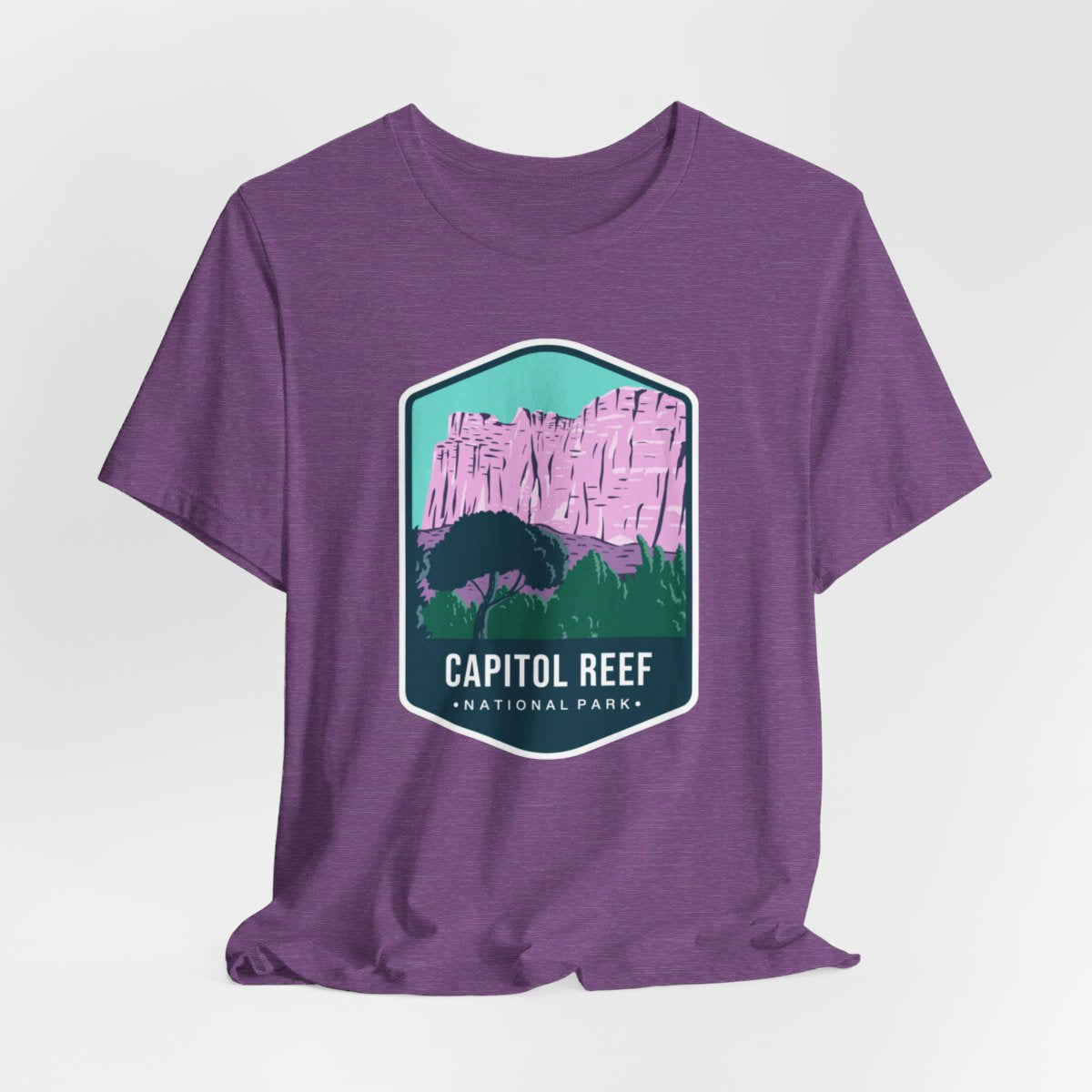 Capital Reef National Park Color Badge 01 Short Sleeve Tee