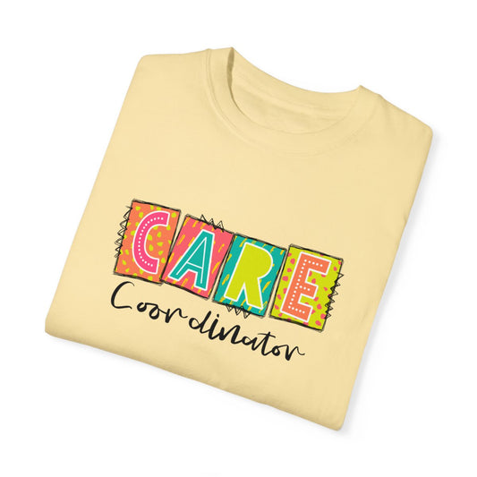 Care Coordinator Neon Blocks Short Sleeve Tee