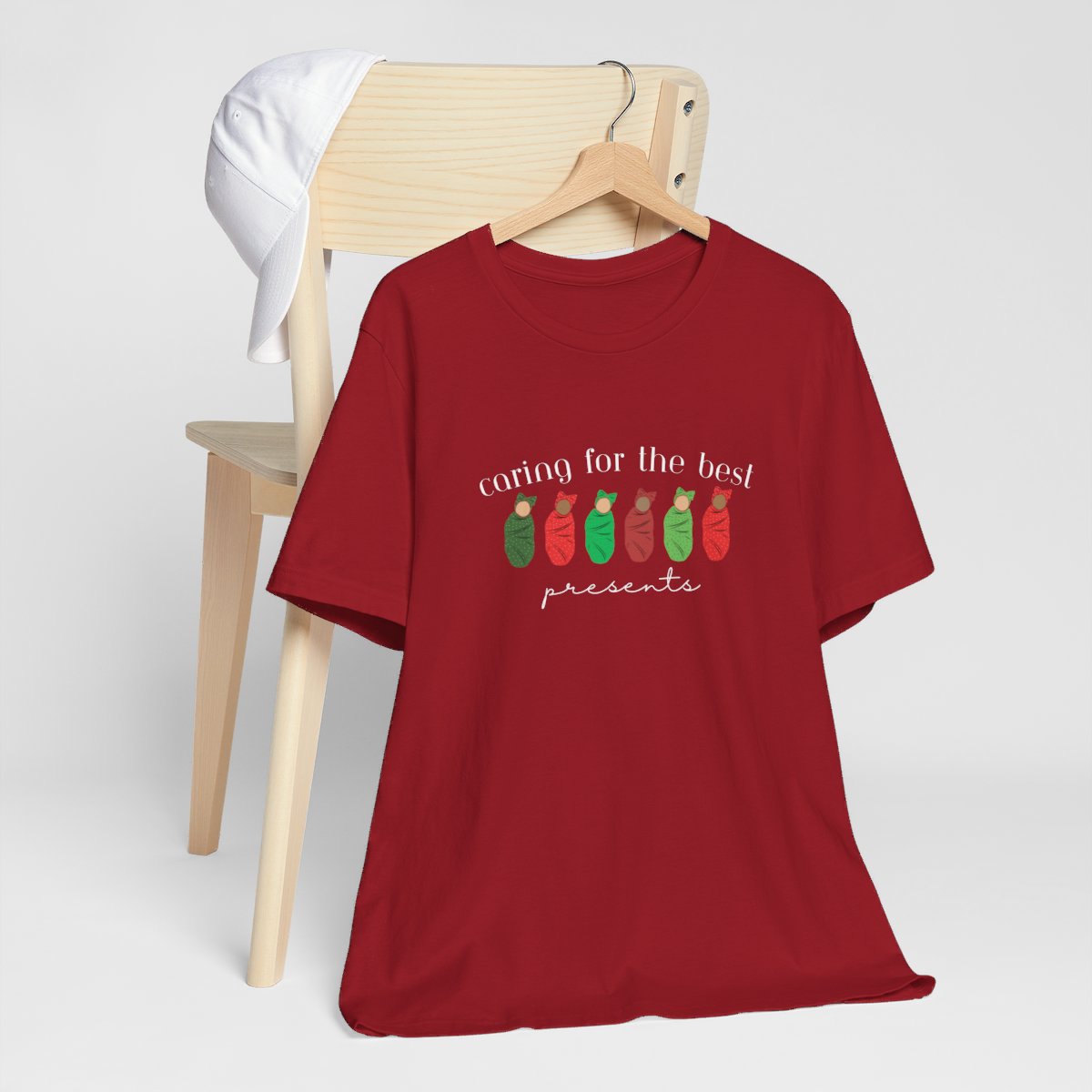 Caring for the best Presents Short Sleeve Tee