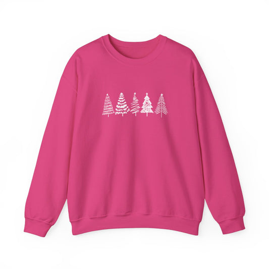 Christmas Trees Long Sleeve Sweatshirt