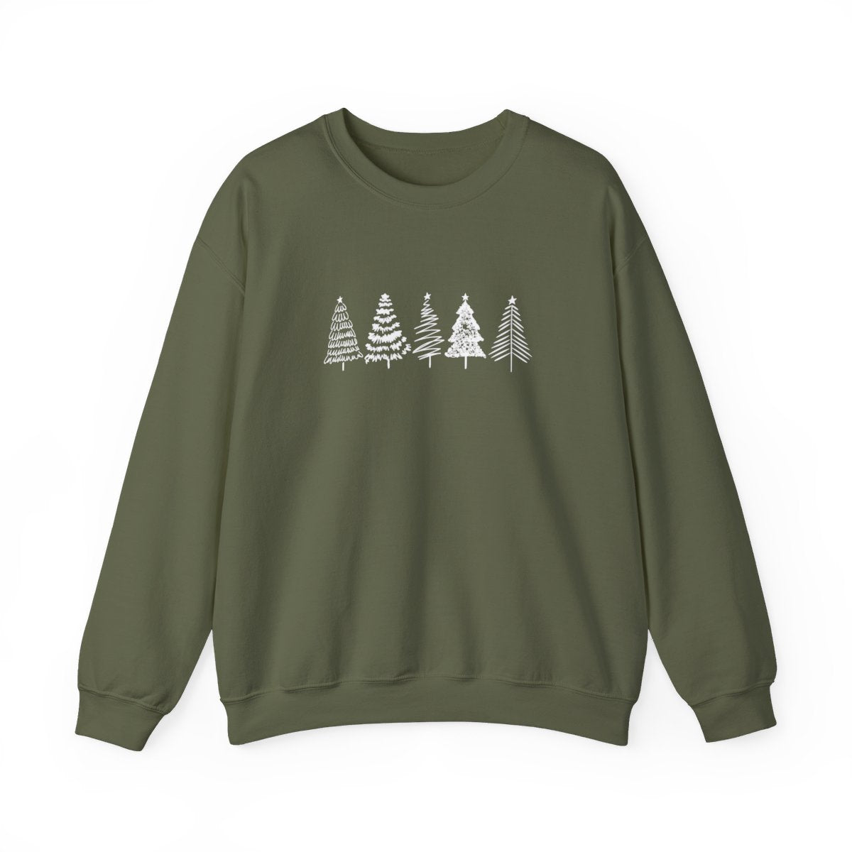 Christmas Trees Long Sleeve Sweatshirt