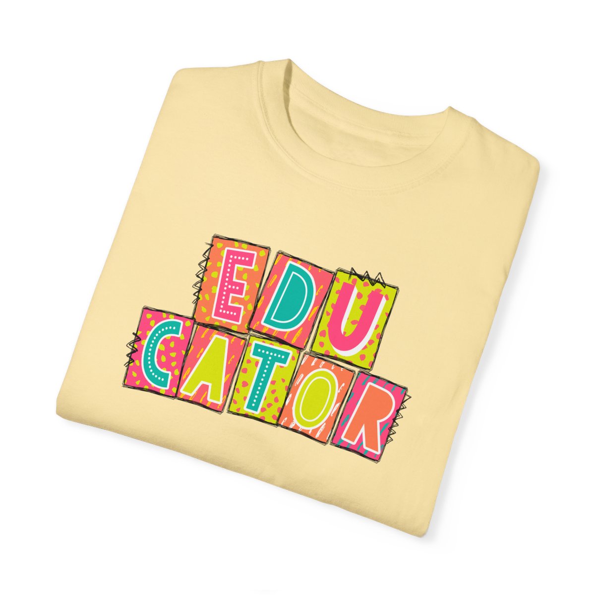 Educator Neon Blocks Short Sleeve Tee