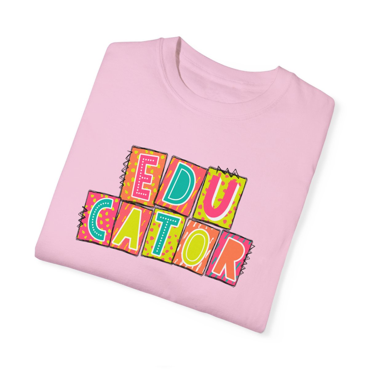 Educator Neon Blocks Short Sleeve Tee