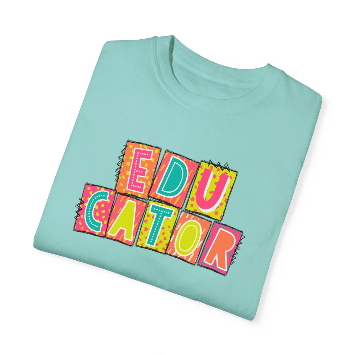 Educator Neon Blocks Short Sleeve Tee