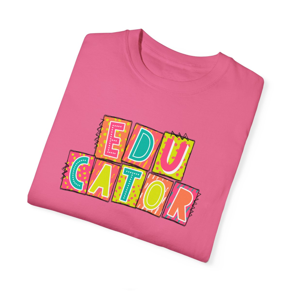 Educator Neon Blocks Short Sleeve Tee