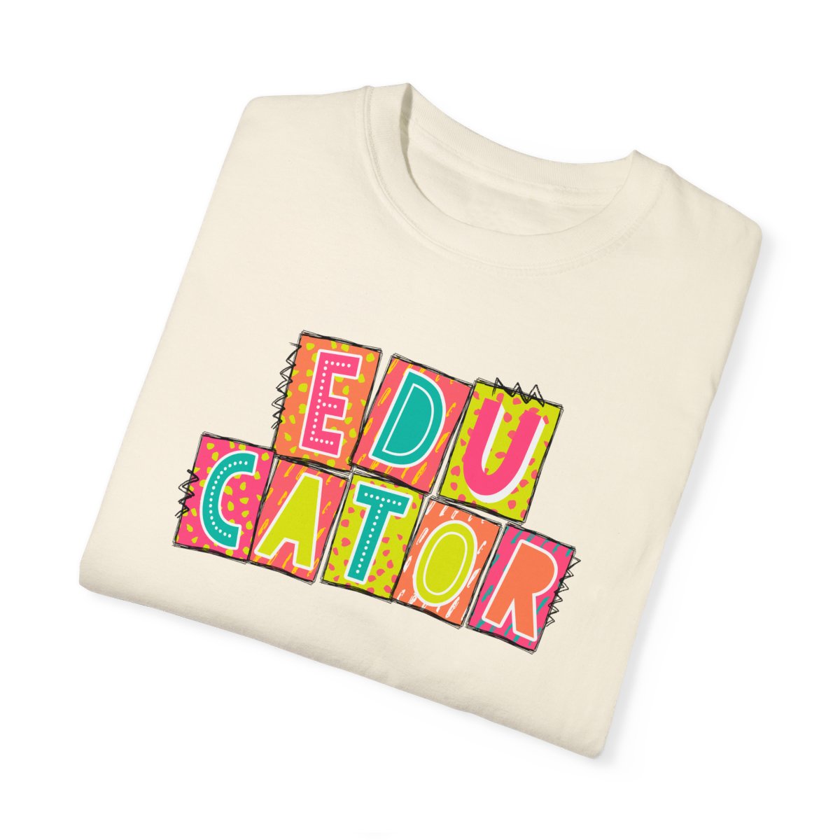 Educator Neon Blocks Short Sleeve Tee