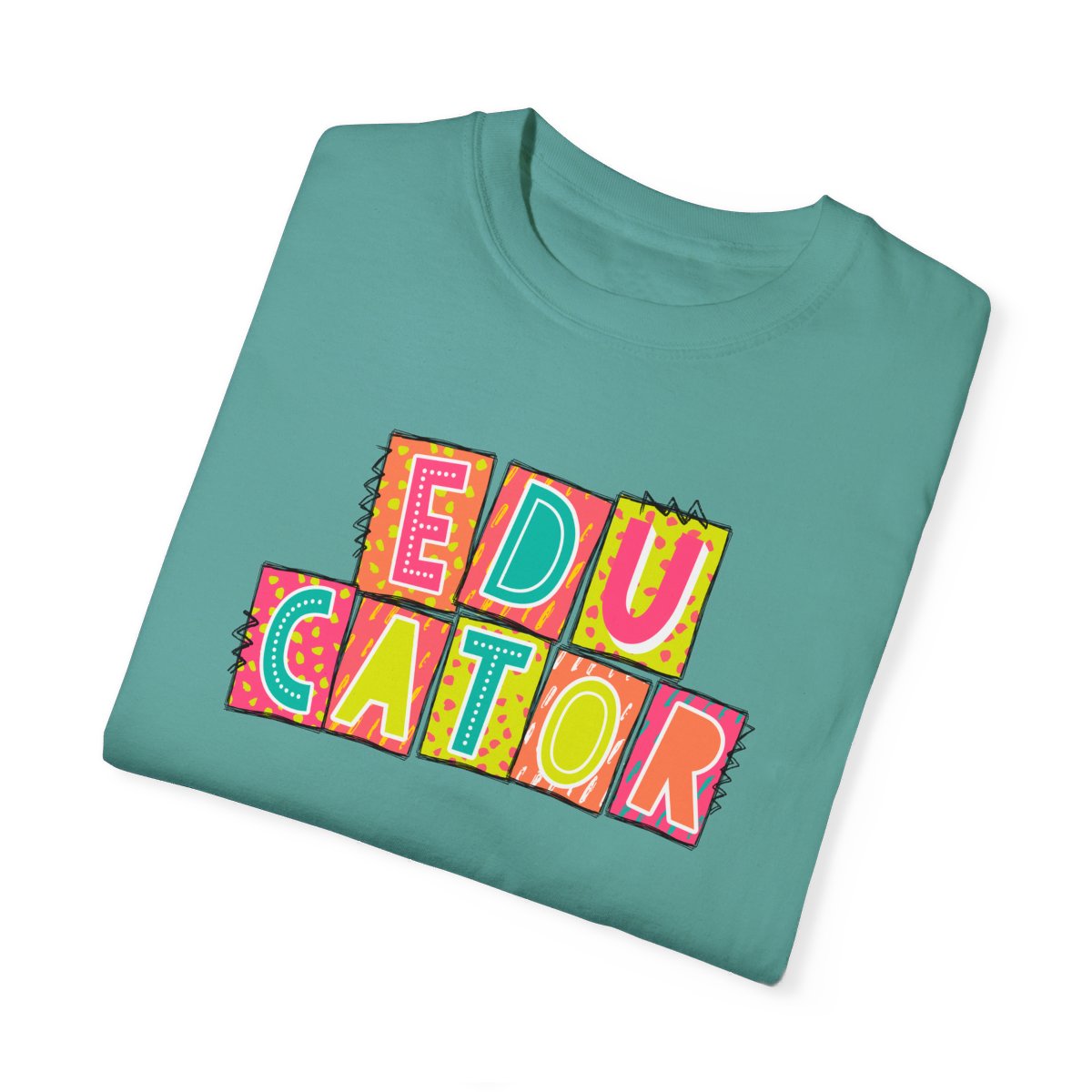 Educator Neon Blocks Short Sleeve Tee