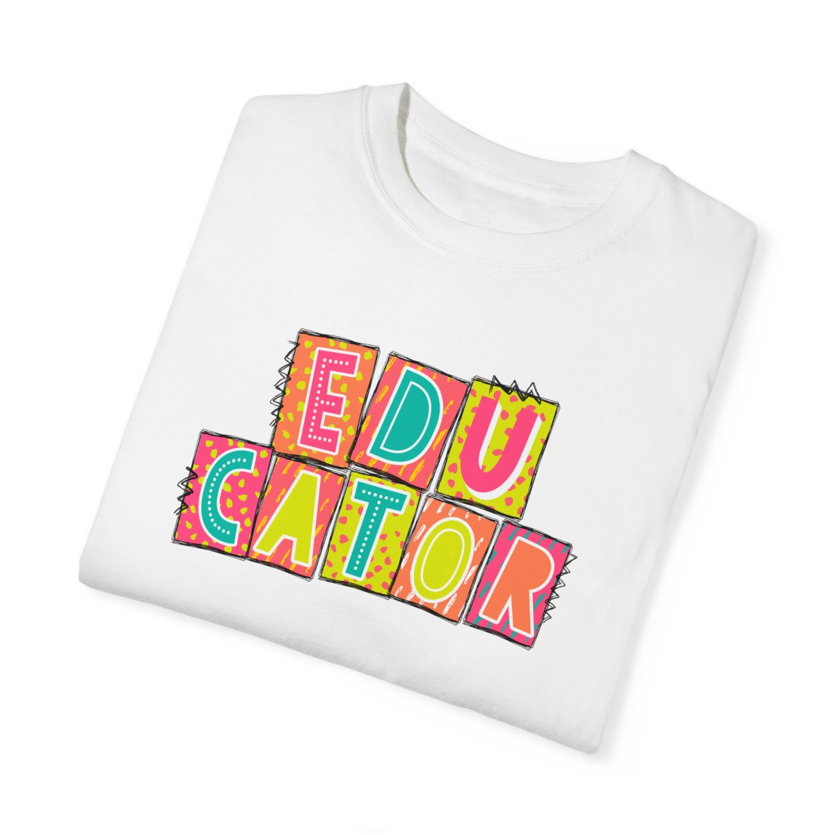 Educator Neon Blocks Short Sleeve Tee