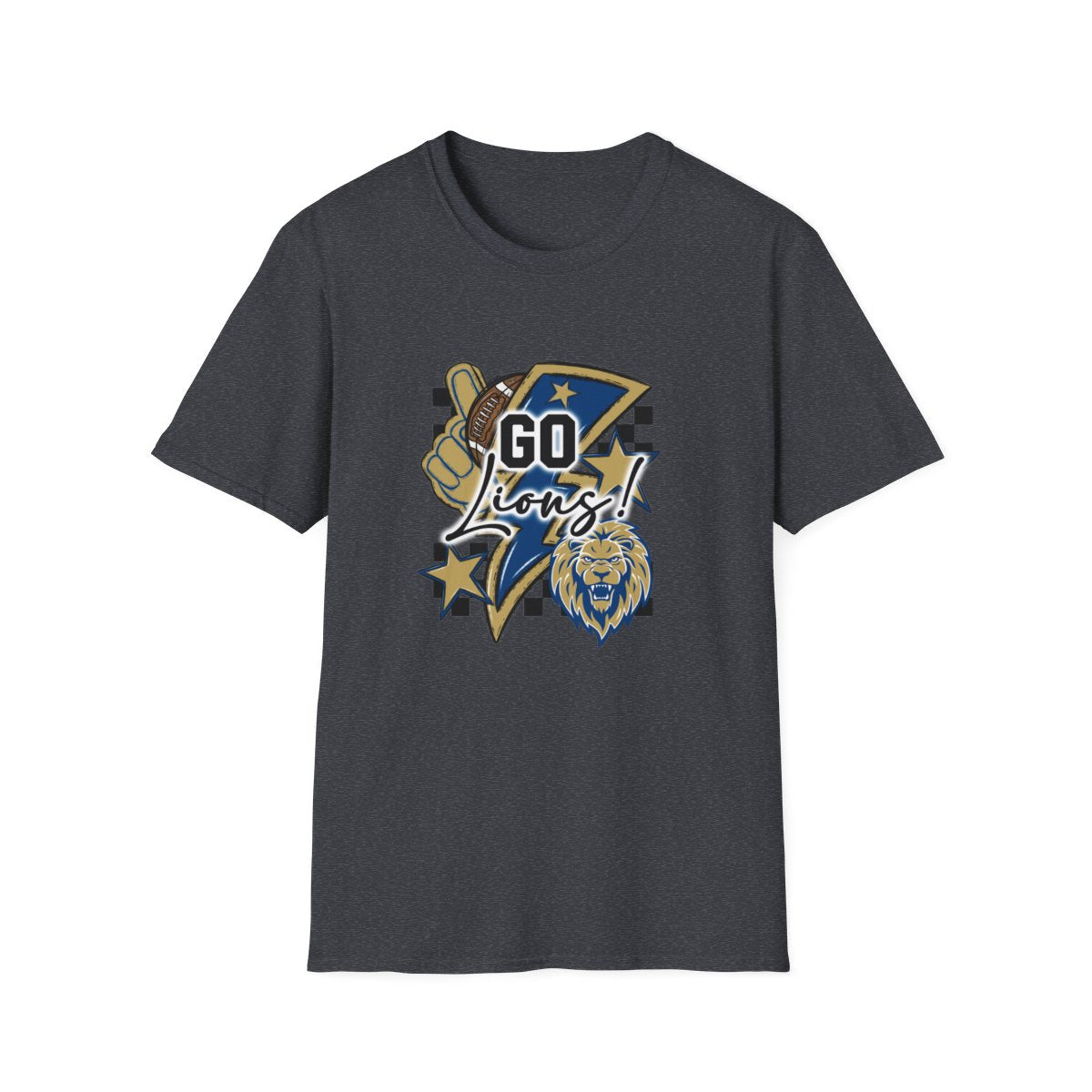 Go Lions Football Short Sleeve Tee