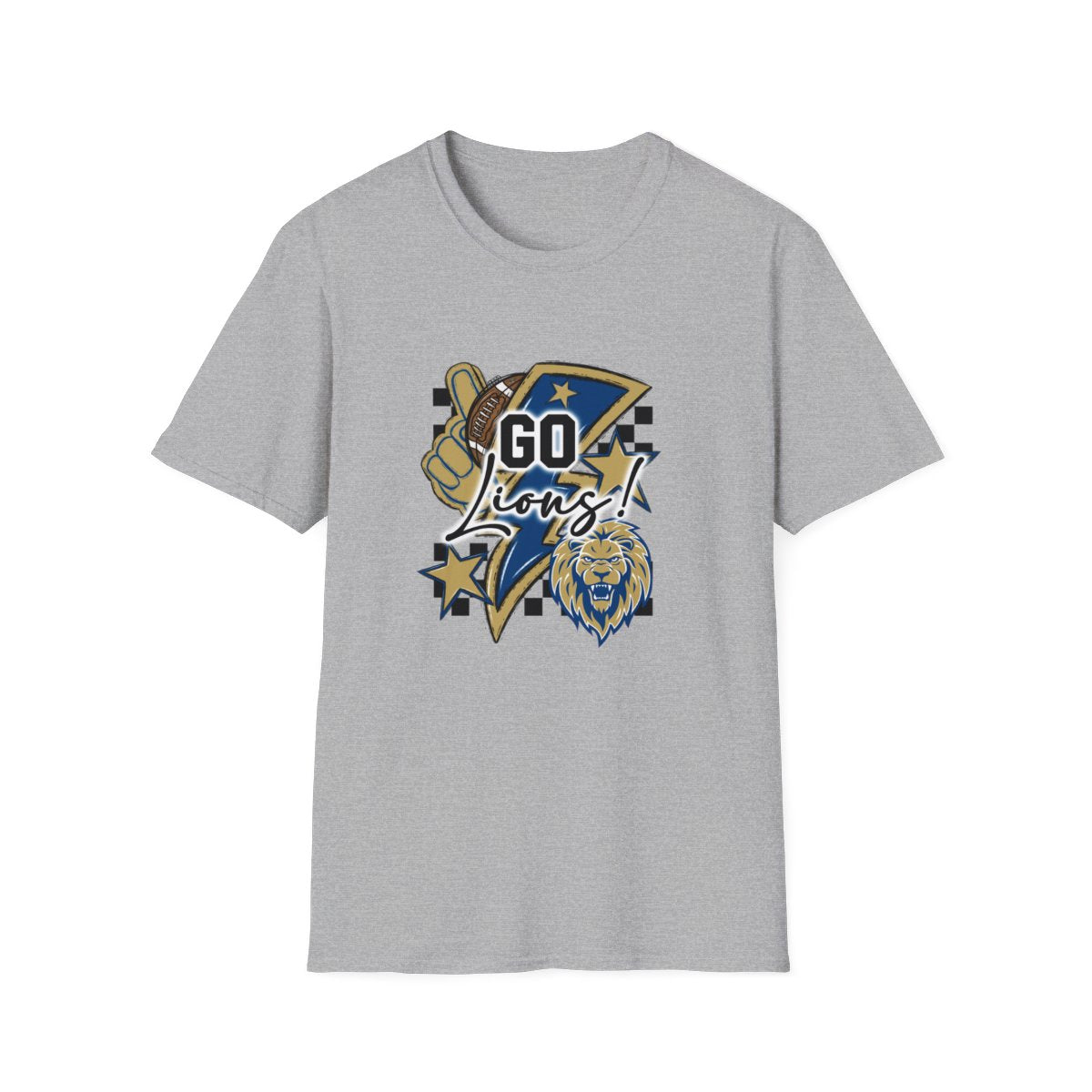 Go Lions Football Short Sleeve Tee