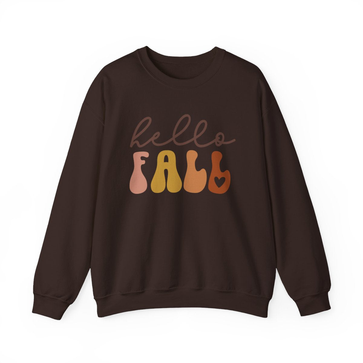 Heart Hello Fall Long Sleeve Sweatshirt