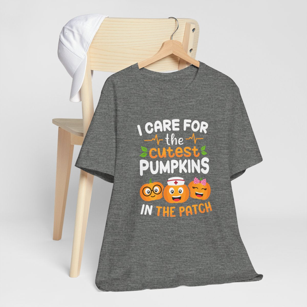 I Care for the Cutest Pumpkins in the Patch Short Sleeve Tee