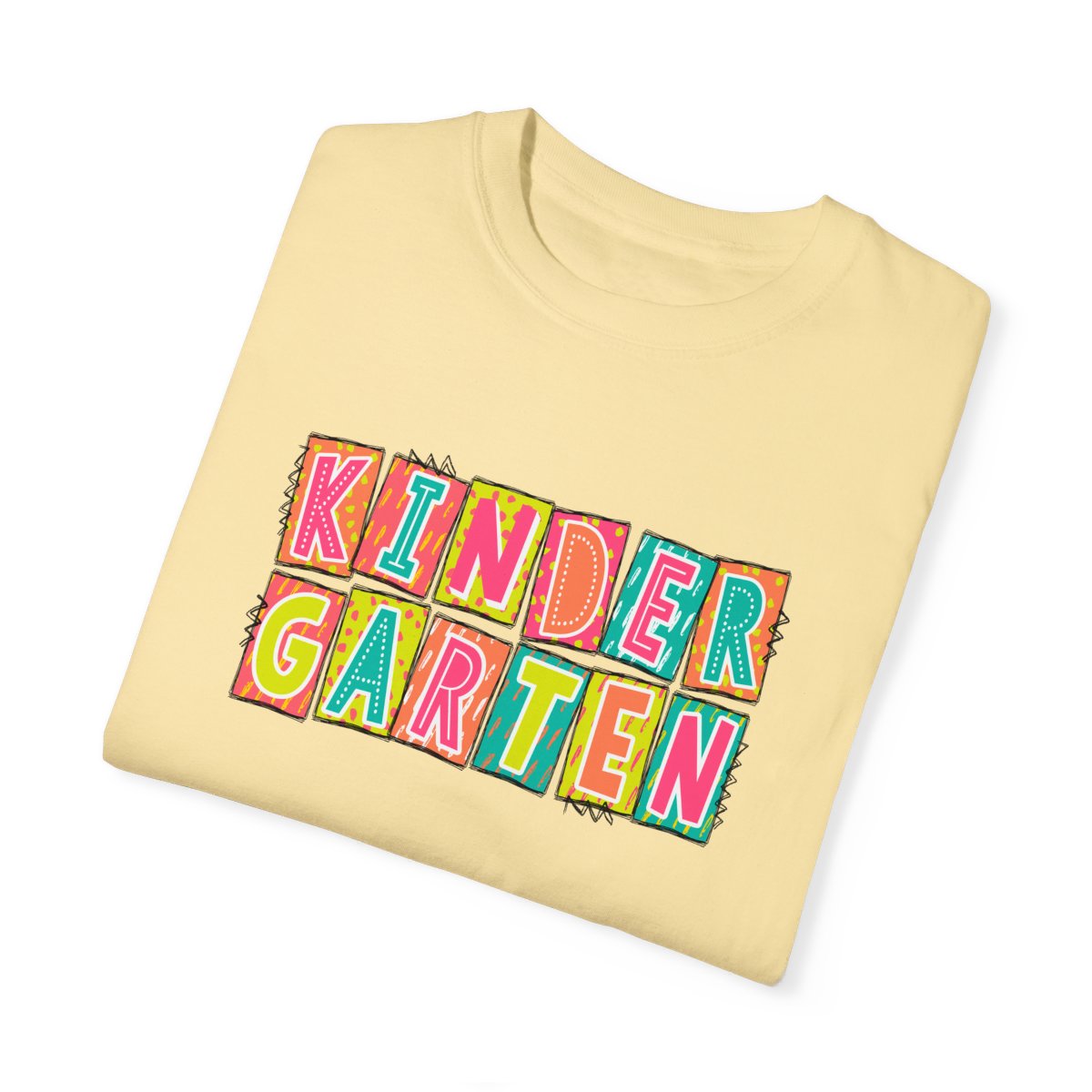 Kindergarten Neon Blocks Short Sleeve Tee