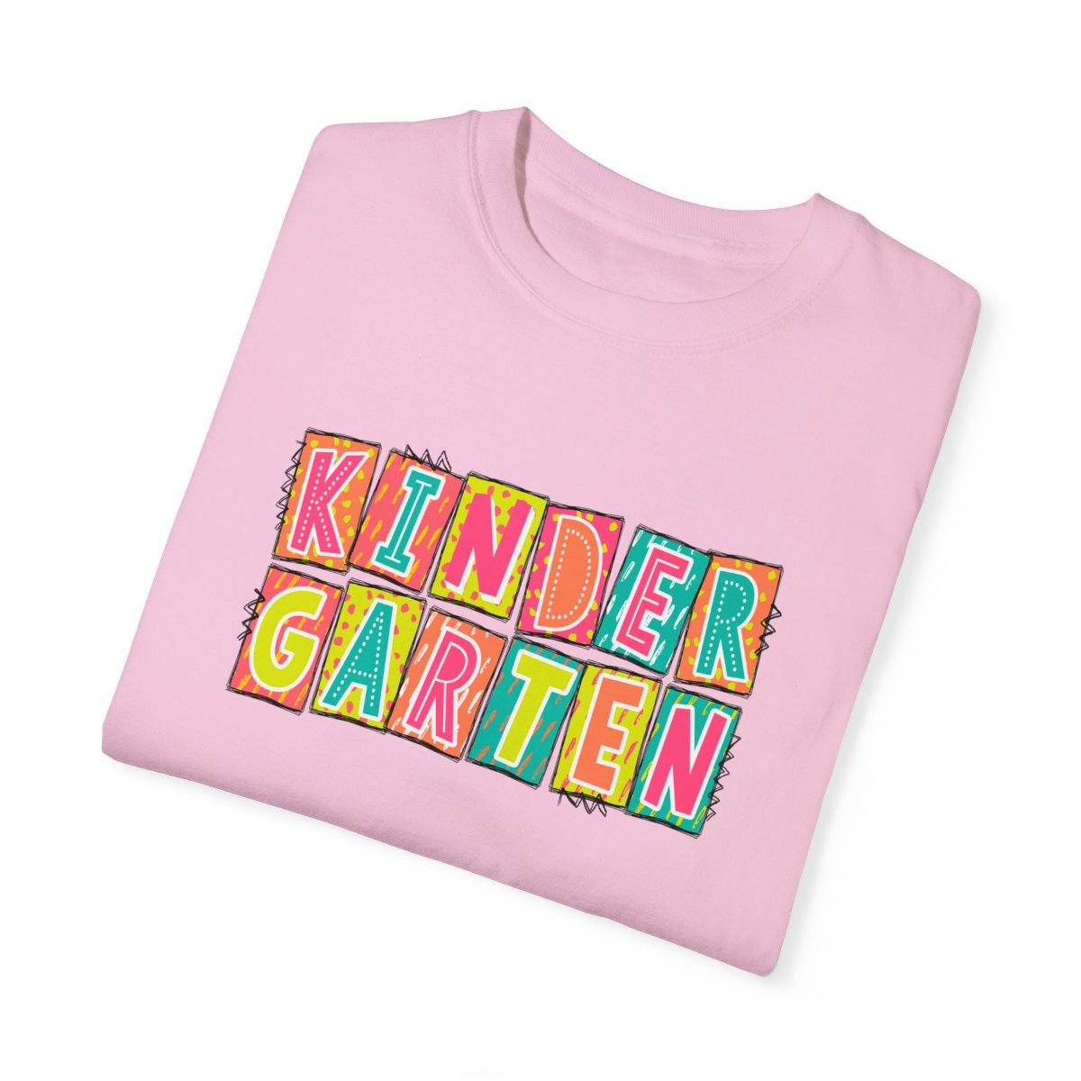 Kindergarten Neon Blocks Short Sleeve Tee