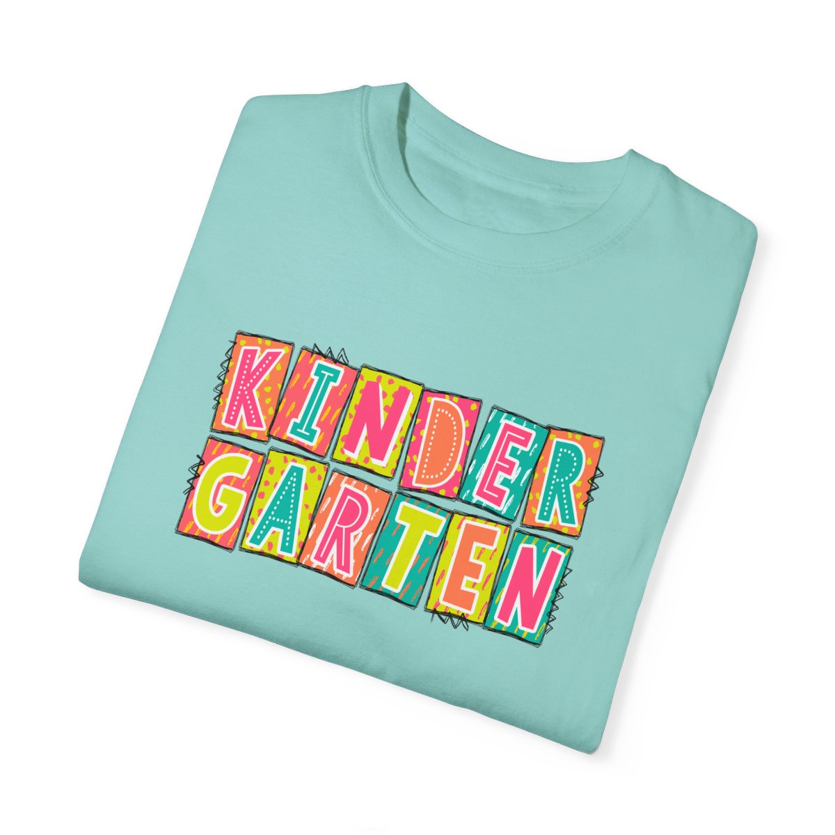 Kindergarten Neon Blocks Short Sleeve Tee