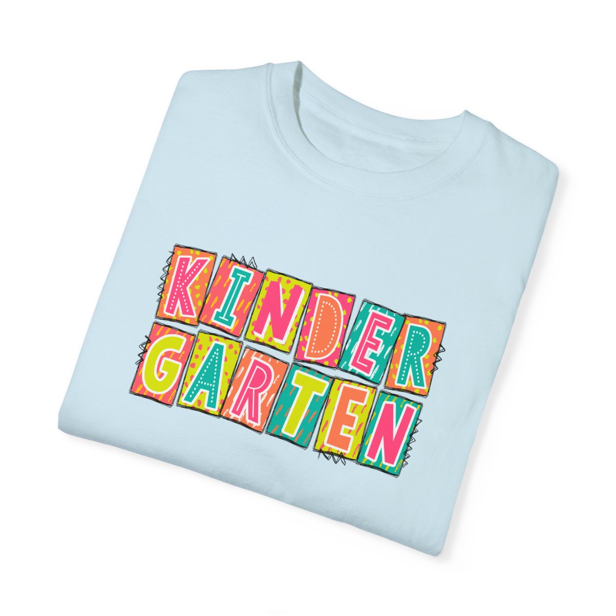 Kindergarten Neon Blocks Short Sleeve Tee