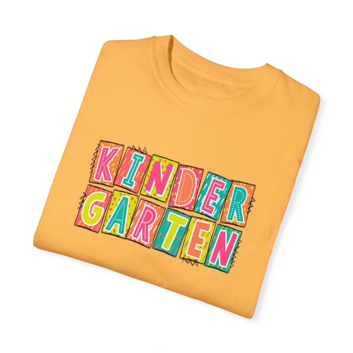 Kindergarten Neon Blocks Short Sleeve Tee