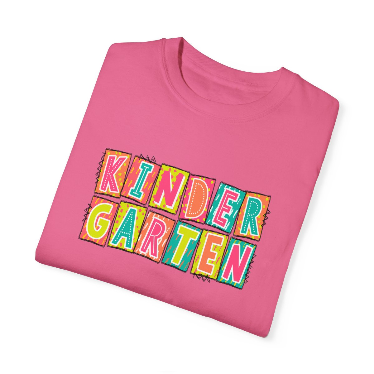 Kindergarten Neon Blocks Short Sleeve Tee