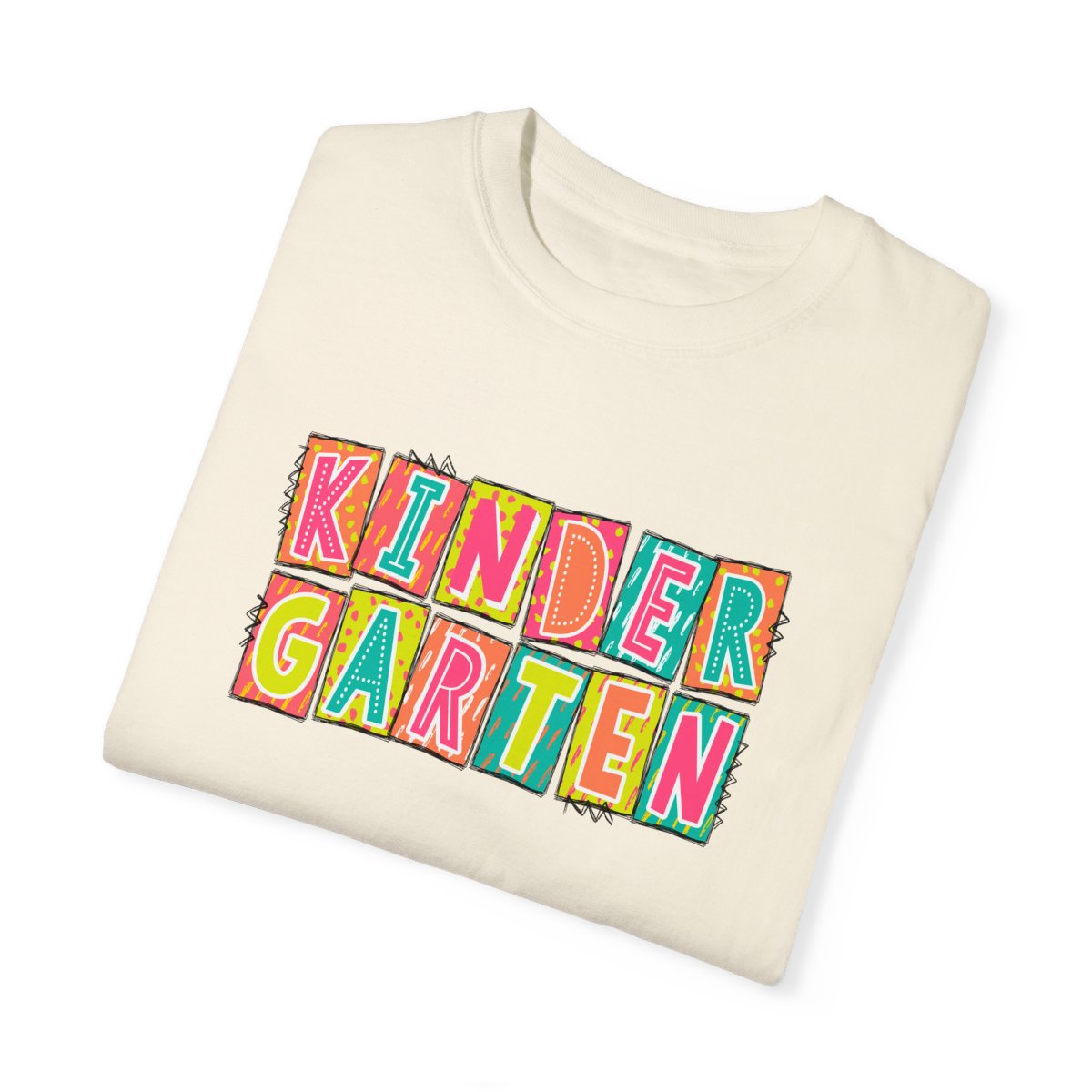 Kindergarten Neon Blocks Short Sleeve Tee