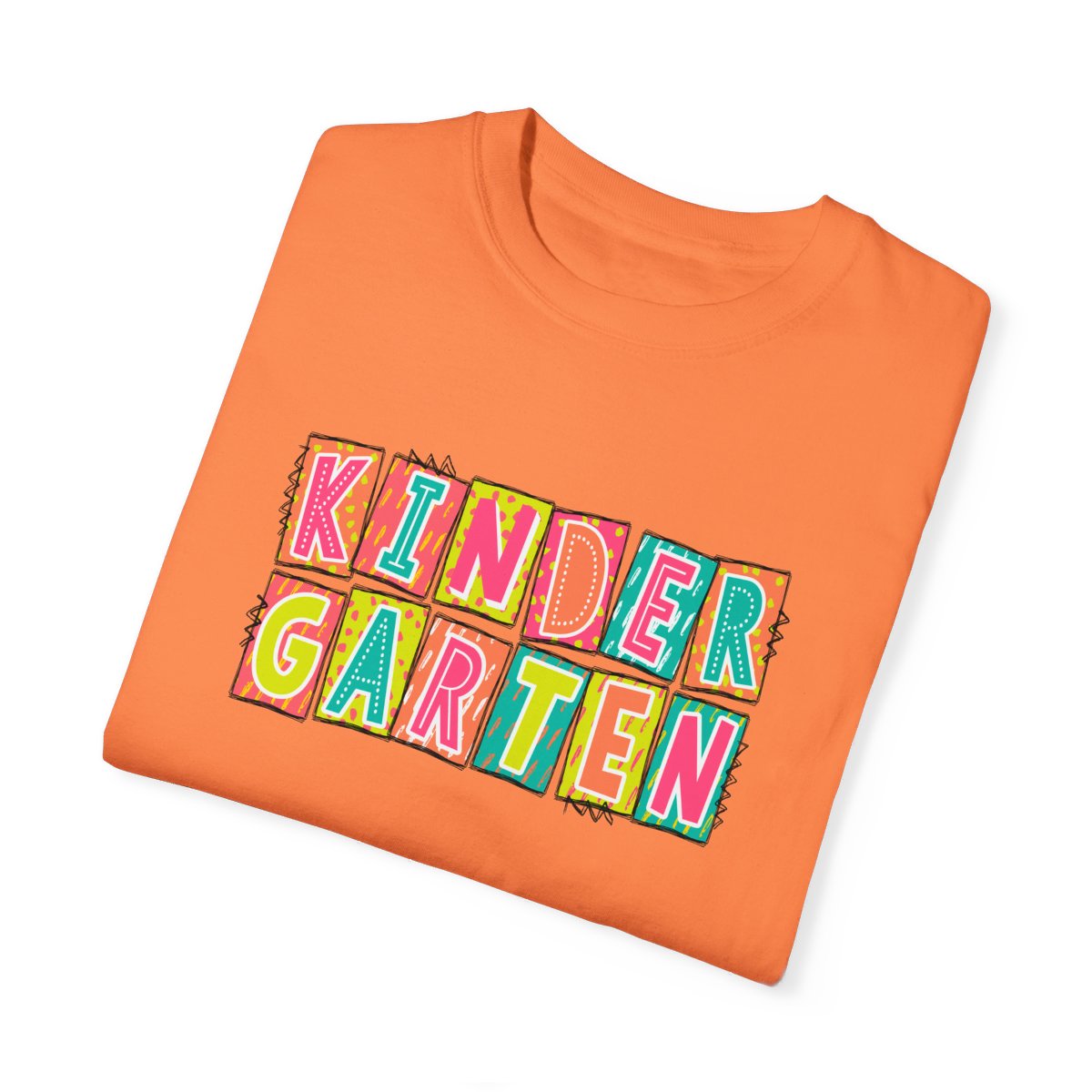 Kindergarten Neon Blocks Short Sleeve Tee