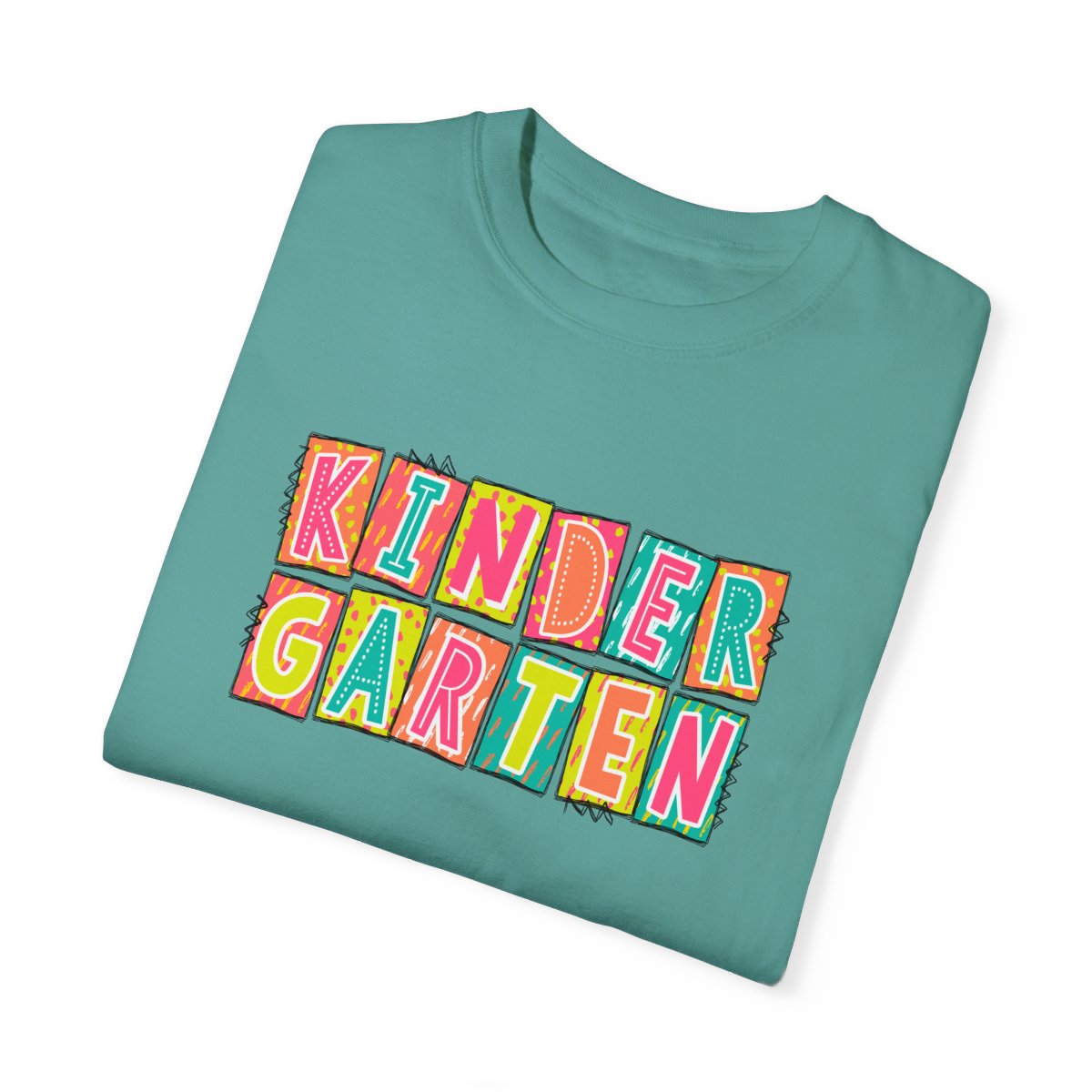 Kindergarten Neon Blocks Short Sleeve Tee