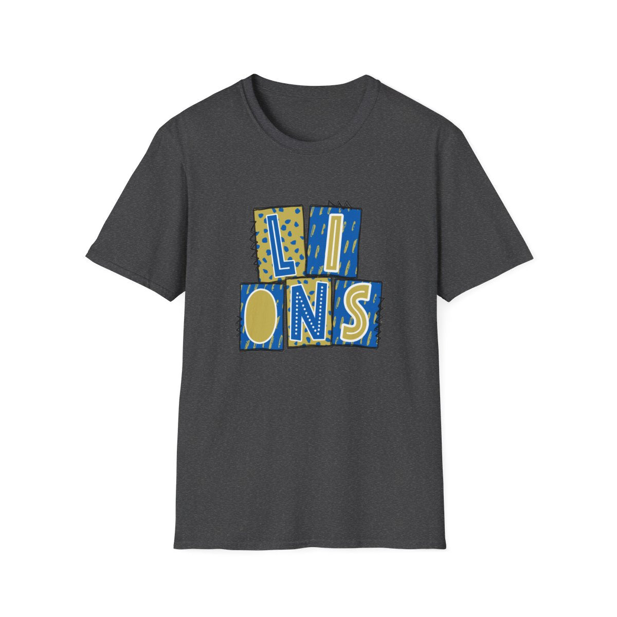 Lions Regal and Gold Short Sleeve Tee