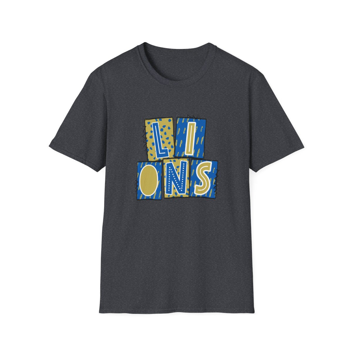 Lions Regal and Gold Short Sleeve Tee