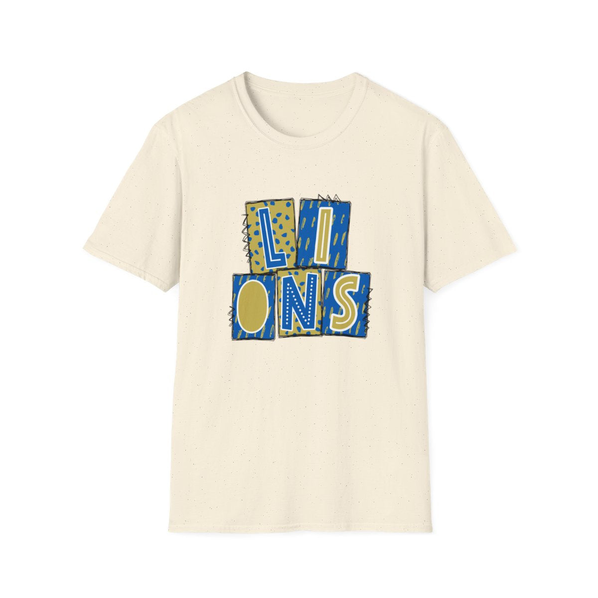 Lions Regal and Gold Short Sleeve Tee