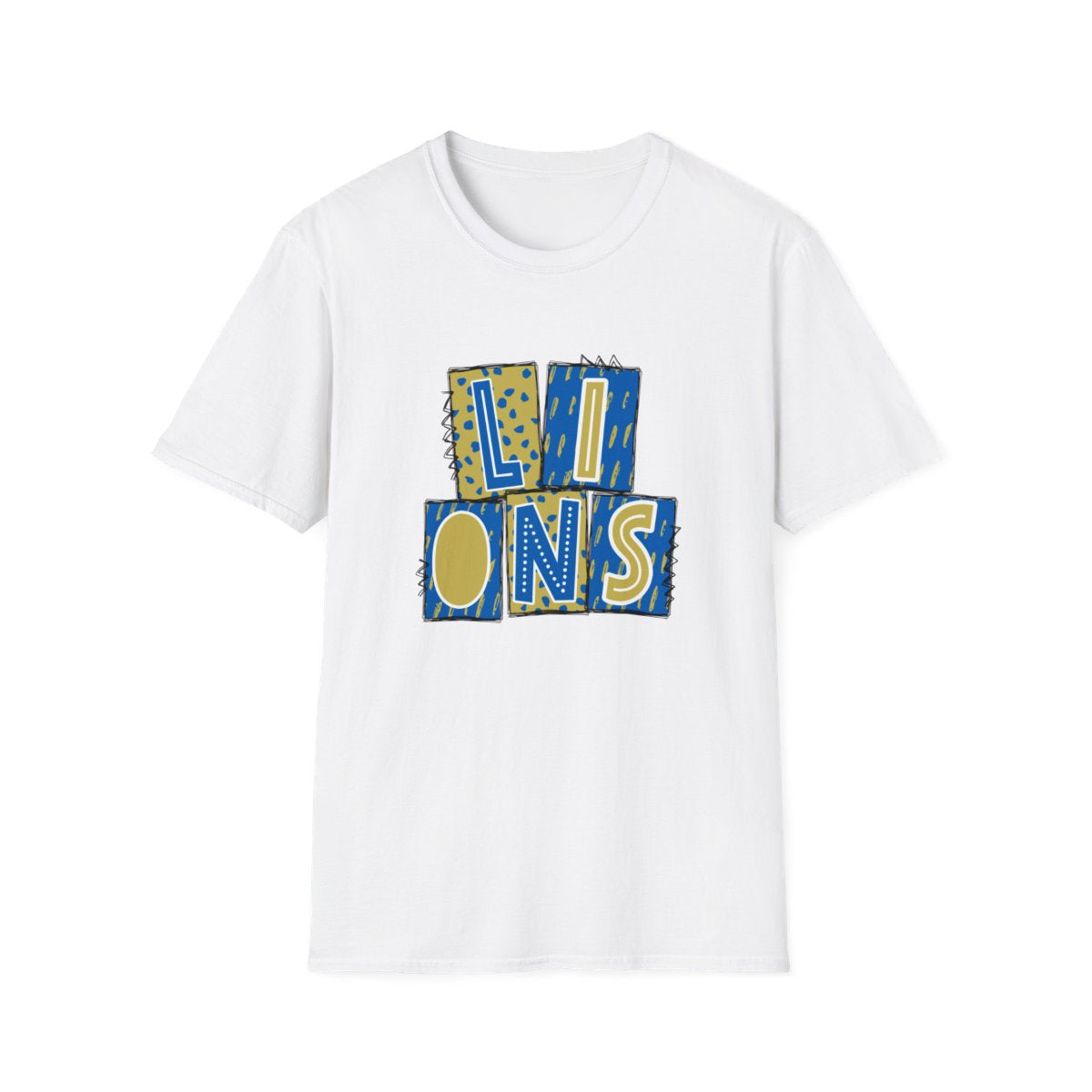 Lions Regal and Gold Short Sleeve Tee
