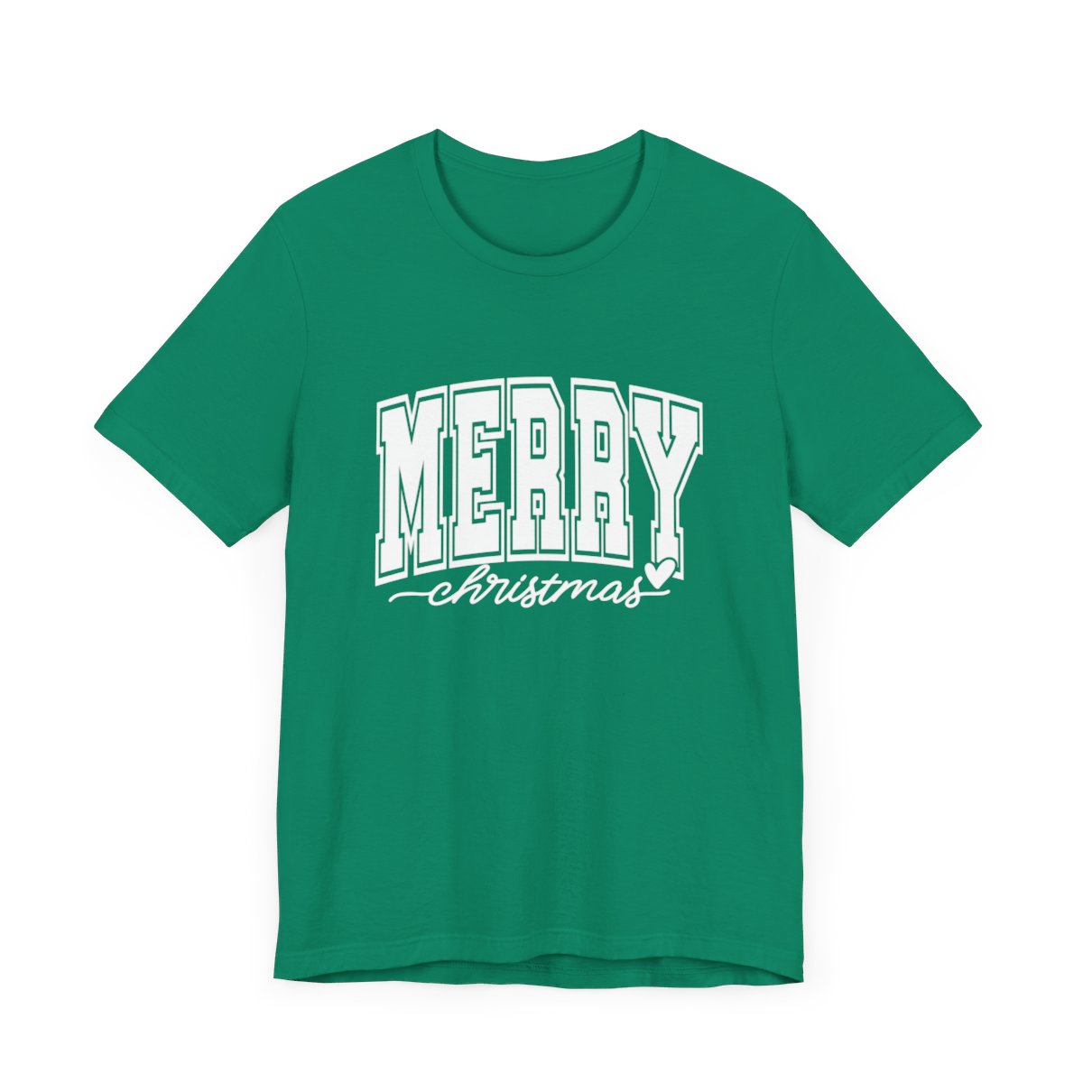 Merry Christmas Collegiate Short Sleeve Tee