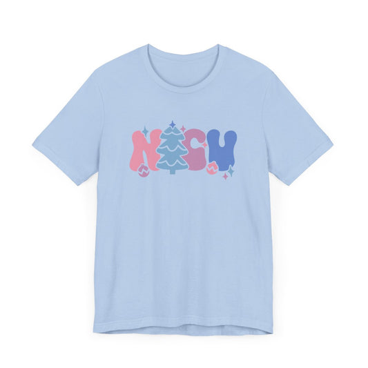 NICU Christmas Pastel Short Sleeve Tee