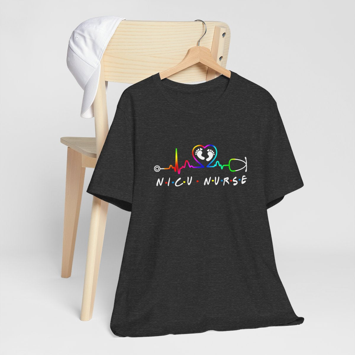 NICU Nurse Heartbeat Short Sleeve Tee