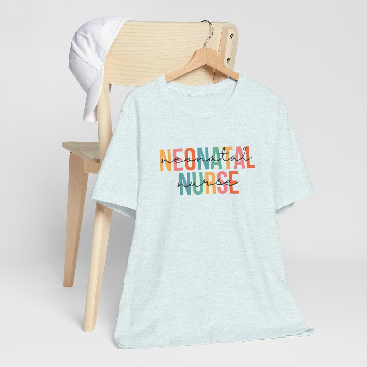 Neonatal Nurse with Script Short Sleeve Tee