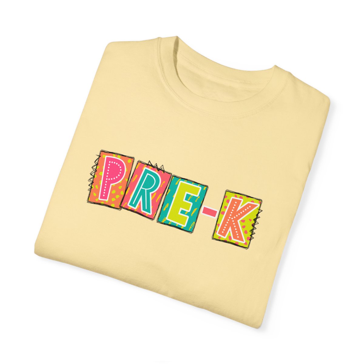 Pre-K Neon Blocks Short Sleeve Tee