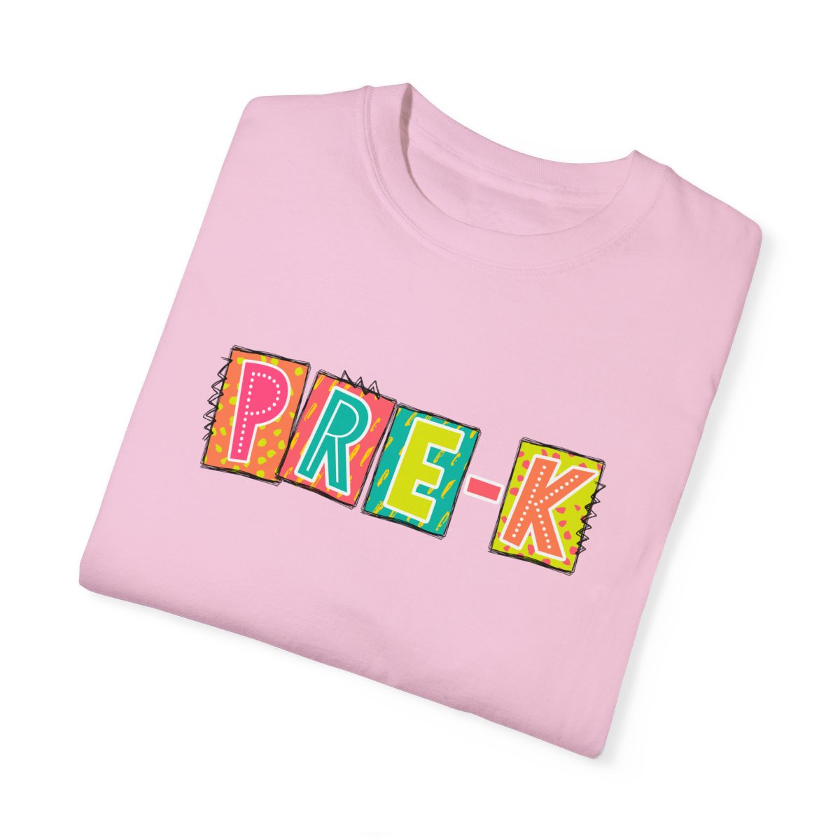 Pre-K Neon Blocks Short Sleeve Tee