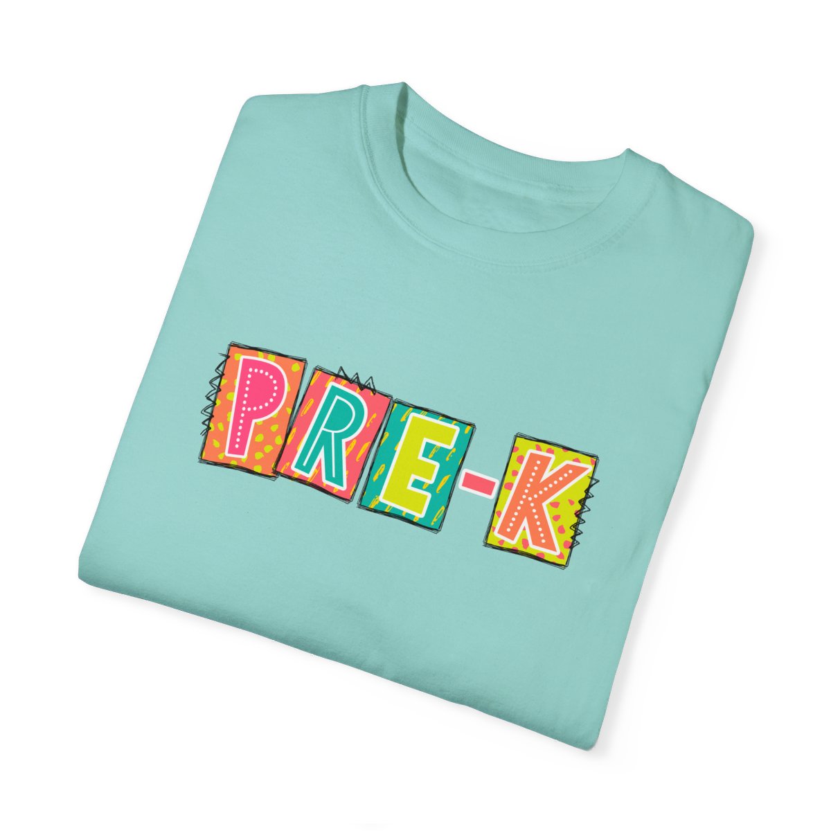 Pre-K Neon Blocks Short Sleeve Tee