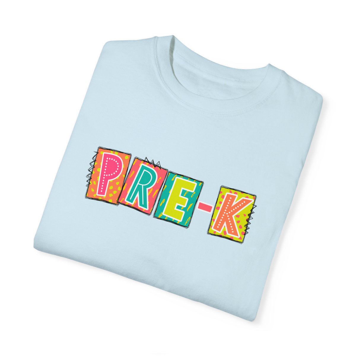 Pre-K Neon Blocks Short Sleeve Tee